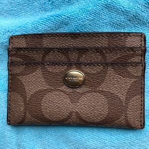 Coach card wallet